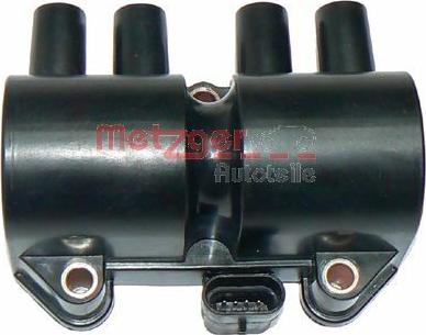 Metzger 0880020 - Катушка зажигания autospares.lv