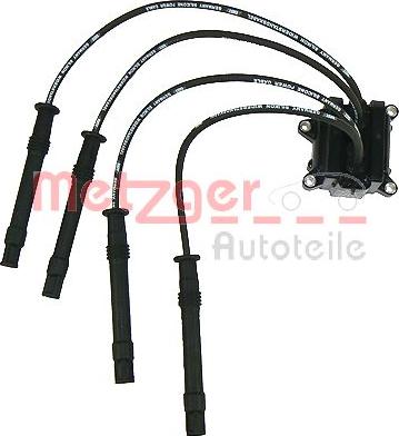 Metzger 0880022 - Катушка зажигания autospares.lv