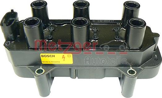 Metzger 0880170 - Катушка зажигания autospares.lv