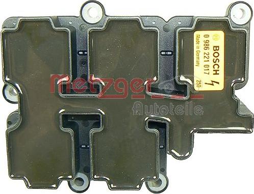 Metzger 0880360 - Катушка зажигания autospares.lv