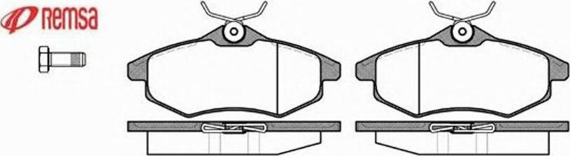 Metzger 088100 - Тормозные колодки, дисковые, комплект autospares.lv