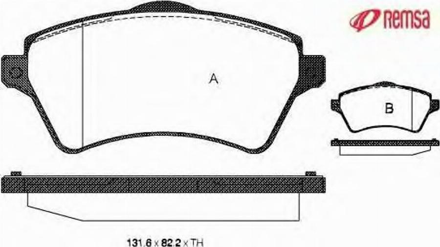 Metzger 082200 - Тормозные колодки, дисковые, комплект autospares.lv