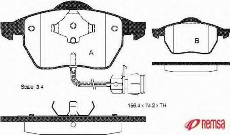 Metzger 039002 - Тормозные колодки, дисковые, комплект autospares.lv