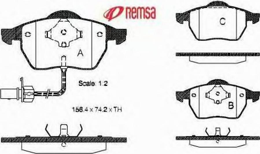 Metzger 0390.11 - Тормозные колодки, дисковые, комплект autospares.lv