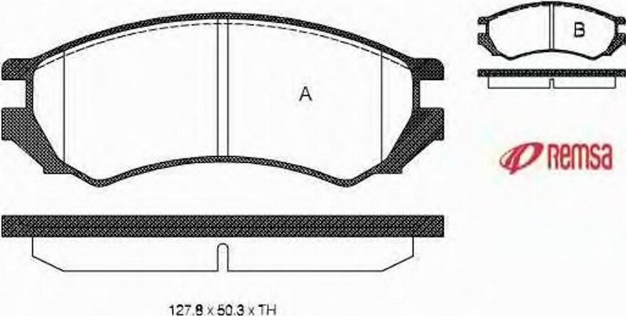 Metzger 034400 - Тормозные колодки, дисковые, комплект autospares.lv