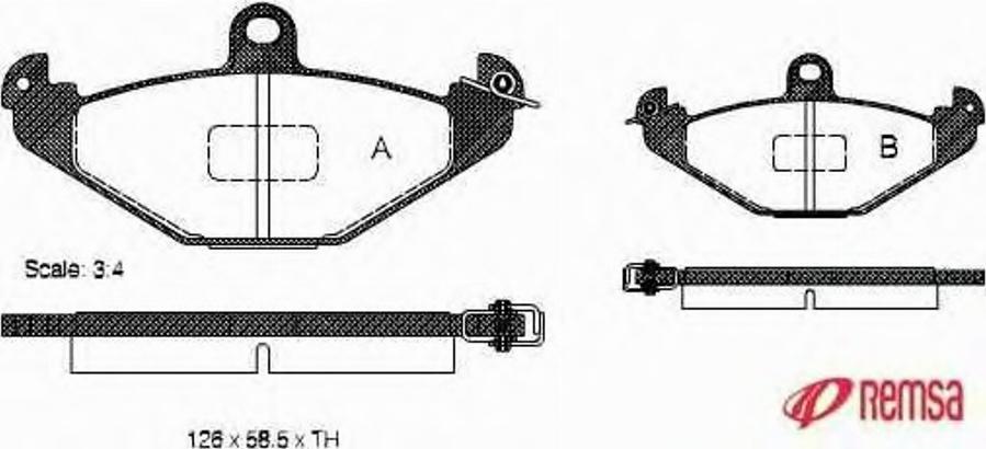 Metzger 034510 - Тормозные колодки, дисковые, комплект autospares.lv