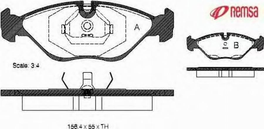 Metzger 031900 - Тормозные колодки, дисковые, комплект autospares.lv