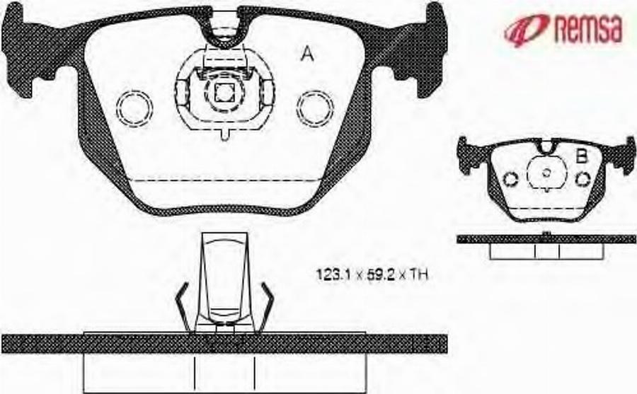 Metzger 038120 - Тормозные колодки, дисковые, комплект autospares.lv