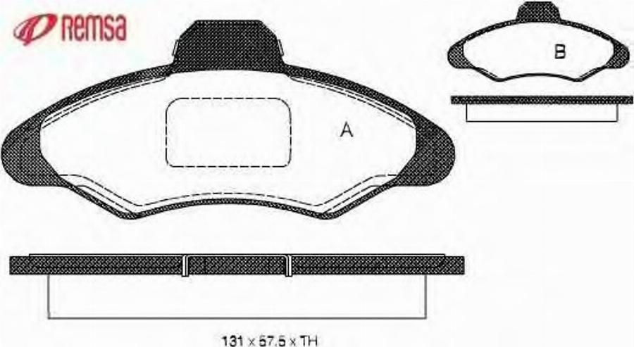 Metzger 033100 - Тормозные колодки, дисковые, комплект autospares.lv