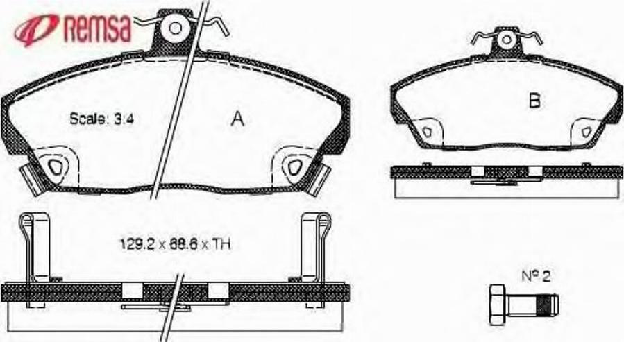 Metzger 033702 - Тормозные колодки, дисковые, комплект autospares.lv