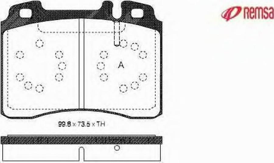 Metzger 037900 - Тормозные колодки, дисковые, комплект autospares.lv