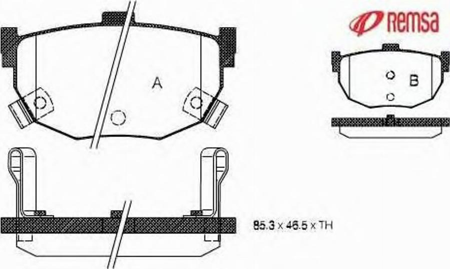 Metzger 029412 - Тормозные колодки, дисковые, комплект autospares.lv