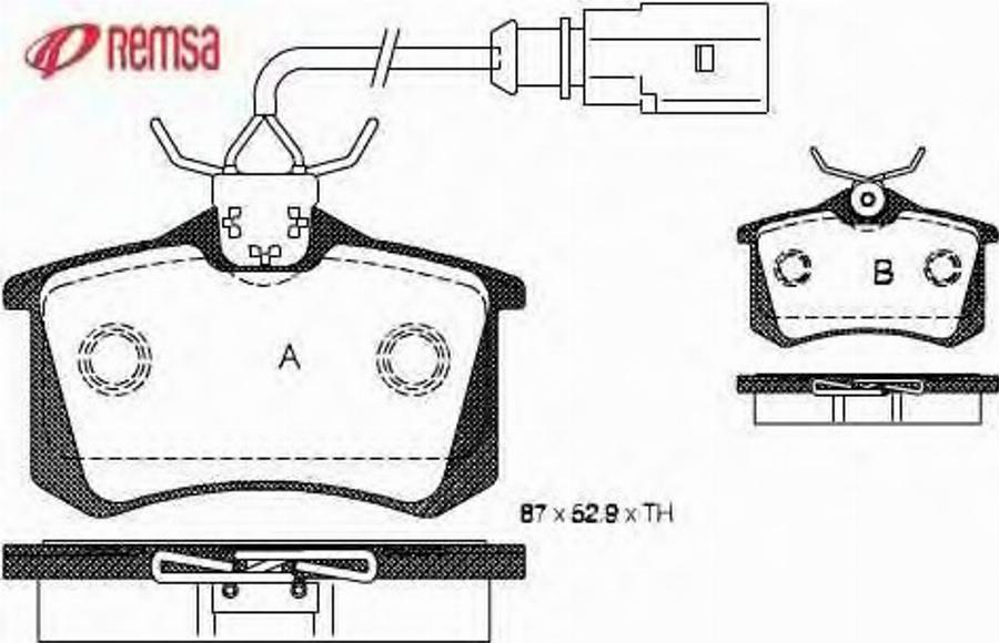 Metzger 0263.51 - Тормозные колодки, дисковые, комплект autospares.lv