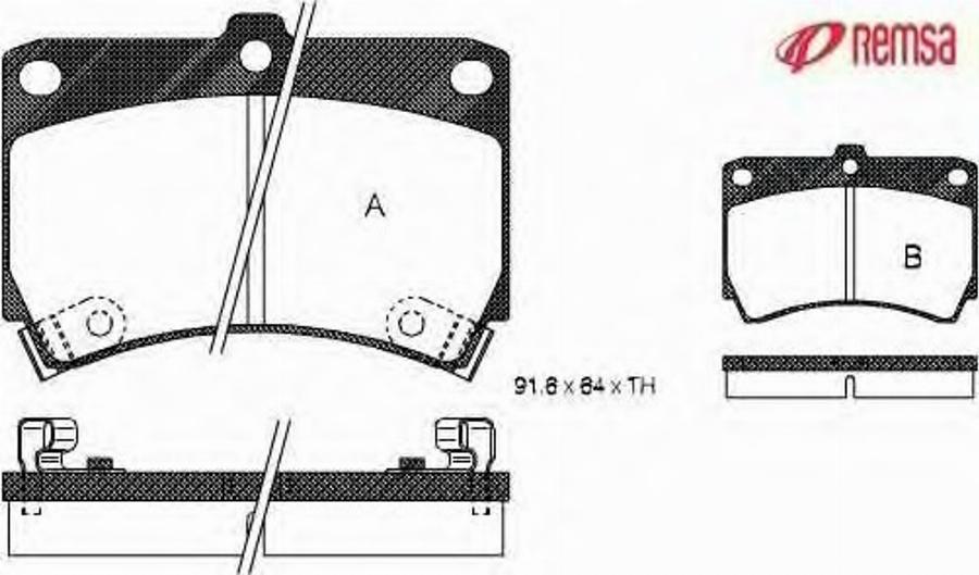 Metzger 021212 - Тормозные колодки, дисковые, комплект autospares.lv