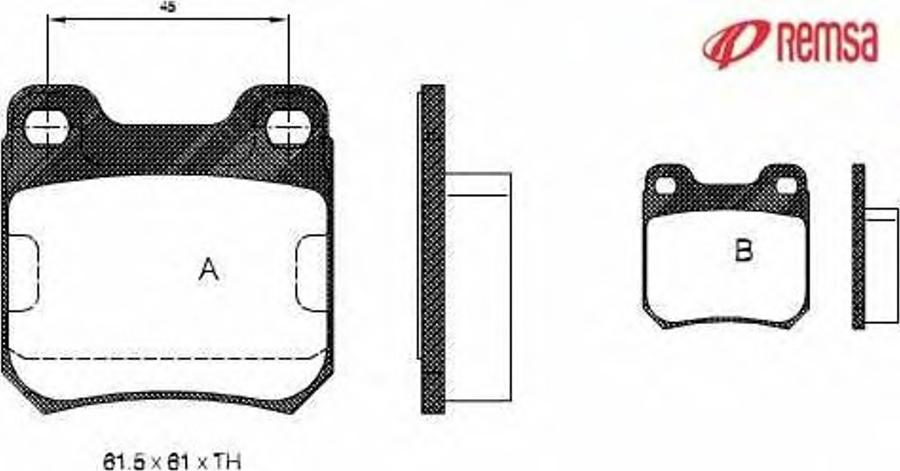 Metzger 023900 - Тормозные колодки, дисковые, комплект autospares.lv