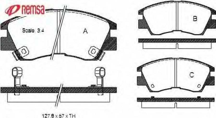 Metzger 027502 - Тормозные колодки, дисковые, комплект autospares.lv