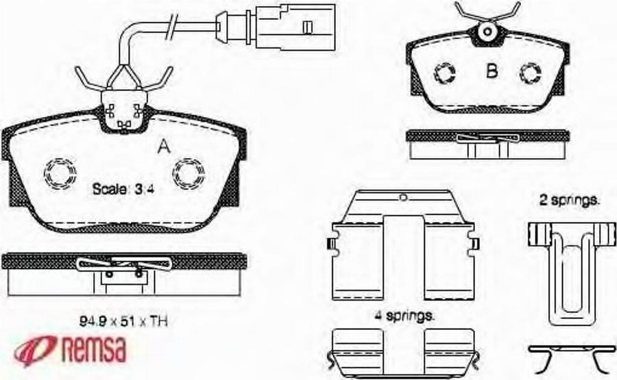 Metzger 076712 - Тормозные колодки, дисковые, комплект autospares.lv