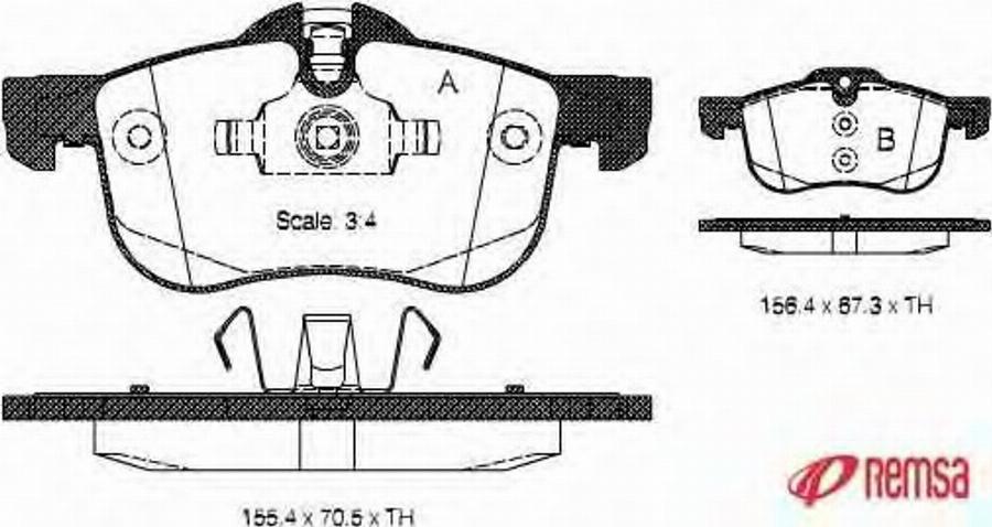 Metzger 071900 - Тормозные колодки, дисковые, комплект autospares.lv