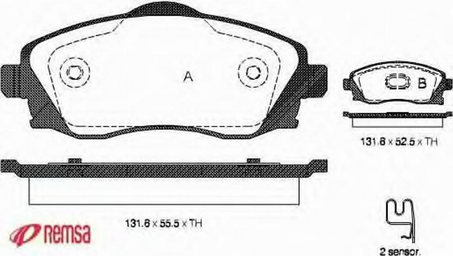 Metzger 077402 - Тормозные колодки, дисковые, комплект autospares.lv