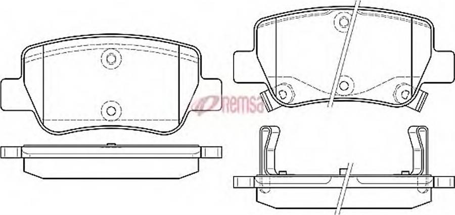 Metzger 140302 - Тормозные колодки, дисковые, комплект autospares.lv