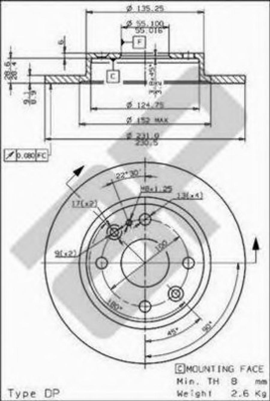 Metzger 15371 - Тормозной диск autospares.lv