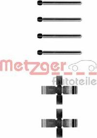 Metzger 109-0905 - Комплектующие для колодок дискового тормоза autospares.lv