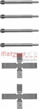 Metzger 109-0980 - Комплектующие для колодок дискового тормоза autospares.lv