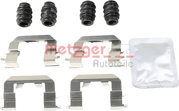 Metzger 109-0019 - Комплектующие для колодок дискового тормоза autospares.lv