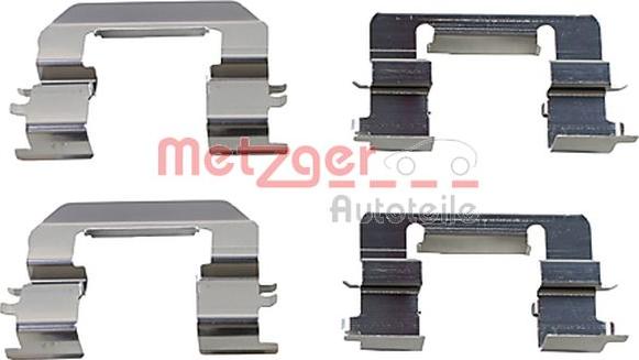 Metzger 109-0014 - Комплектующие для колодок дискового тормоза autospares.lv
