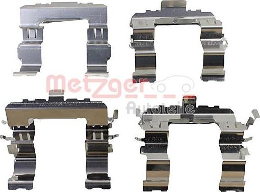 Metzger 109-0020 - Комплектующие для колодок дискового тормоза autospares.lv