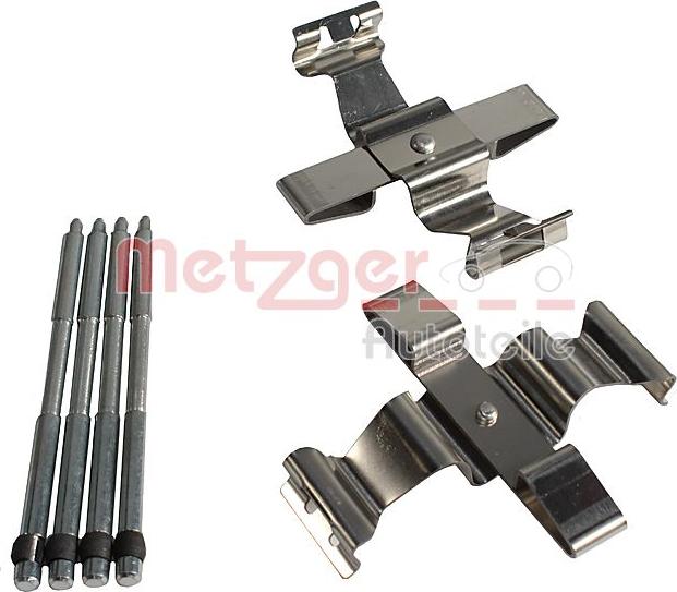 Metzger 109-0109 - Комплектующие для колодок дискового тормоза autospares.lv