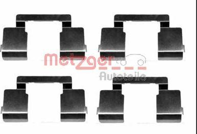 Metzger 109-1609 - Комплектующие для колодок дискового тормоза autospares.lv