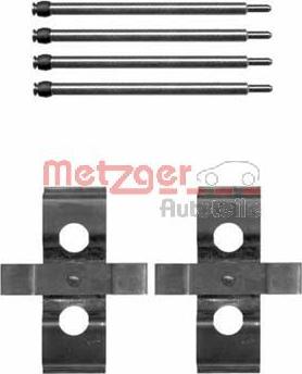 Metzger 109-1611 - Комплектующие для колодок дискового тормоза autospares.lv