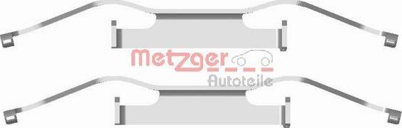 Metzger 109-1680 - Комплектующие для колодок дискового тормоза autospares.lv