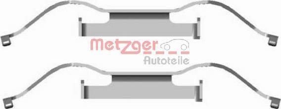 Metzger 109-1681 - Комплектующие для колодок дискового тормоза autospares.lv
