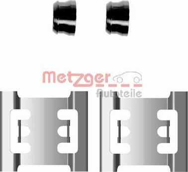 Metzger 109-1688 - Комплектующие для колодок дискового тормоза autospares.lv