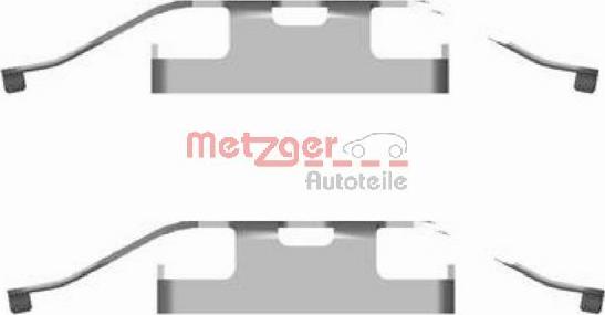 Metzger 109-1682 - Комплектующие для колодок дискового тормоза autospares.lv