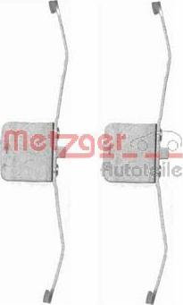Metzger 109-1639 - Комплектующие для колодок дискового тормоза autospares.lv