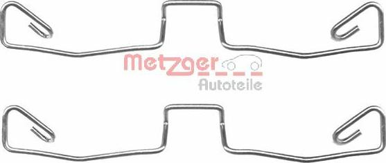 Metzger 109-1633 - Комплектующие для колодок дискового тормоза autospares.lv