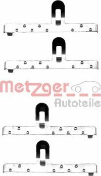 Metzger 109-1048 - Комплектующие для колодок дискового тормоза autospares.lv