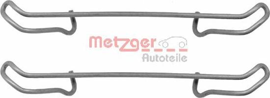 Metzger 109-1056 - Комплектующие для колодок дискового тормоза autospares.lv