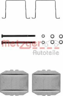 Metzger 109-1053 - Комплектующие для колодок дискового тормоза autospares.lv