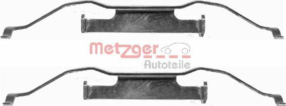 Metzger 109-1148 - Комплектующие для колодок дискового тормоза autospares.lv