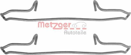 Metzger 109-1159 - Комплектующие для колодок дискового тормоза autospares.lv