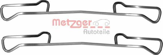 Metzger 109-1150 - Комплектующие для колодок дискового тормоза autospares.lv