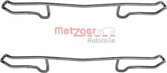 Metzger 109-1100 - Комплектующие для колодок дискового тормоза autospares.lv
