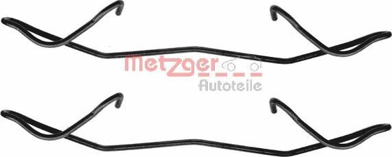 Metzger 109-1180 - Комплектующие для колодок дискового тормоза autospares.lv