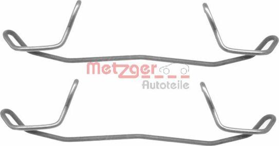 Metzger 109-1123 - Комплектующие для колодок дискового тормоза autospares.lv