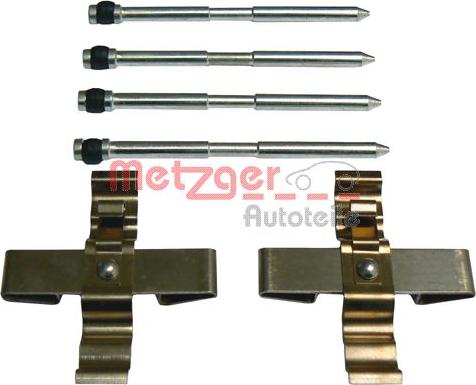 Metzger 109-1809 - Комплектующие для колодок дискового тормоза autospares.lv