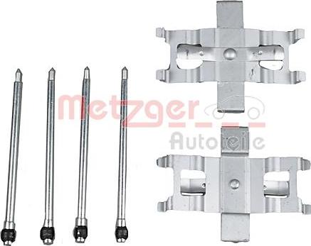 Metzger 109-1805 - Комплектующие для колодок дискового тормоза autospares.lv